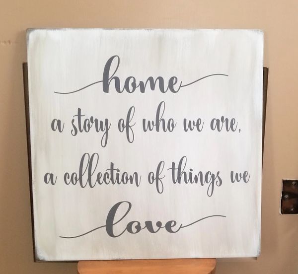 Wood Signs - Home a Story..