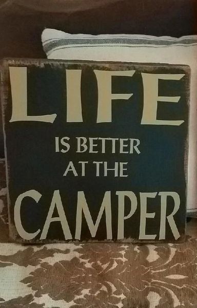 Wood Signs - Life is Better at the Camper